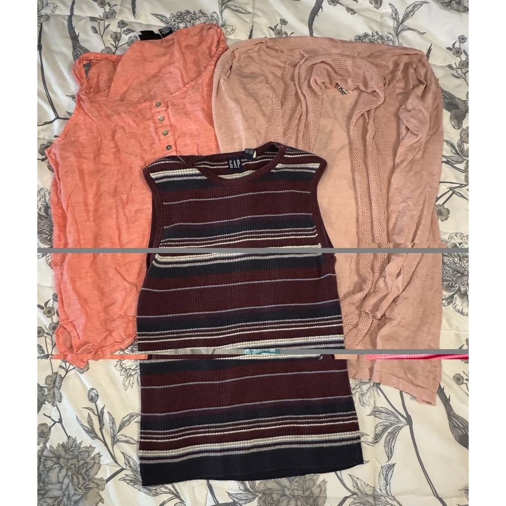 7 Piece Medium Sized Shirt Lot Tanks Tees GAP LOGG H&M Jones&Co